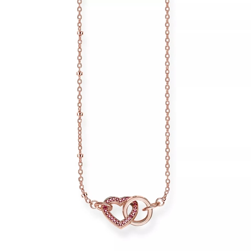 Thomas Sabo Necklace Heart Rose Gold Mellanlångt halsband