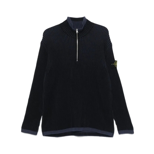 Stone Island Pull Virgin Wool Sweater Black