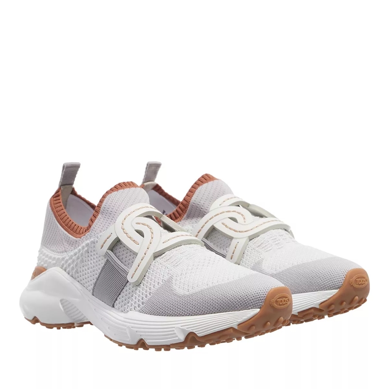 Tod's Low-Top-Sneaker Sport. Run 54C Calzino Catena Pelle S014 frollino