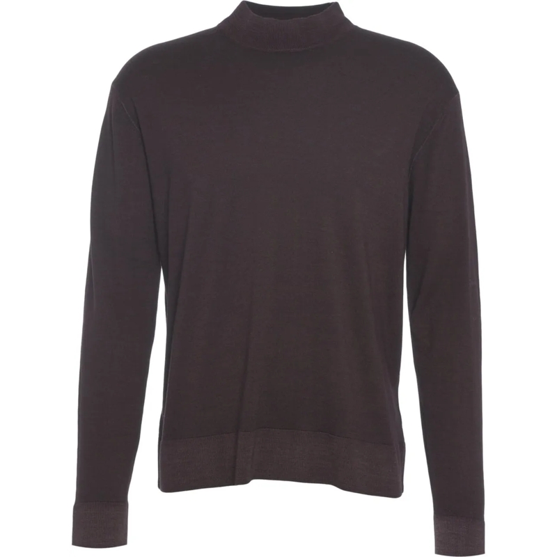 Paolo Pecora  Mock neck sweater braun