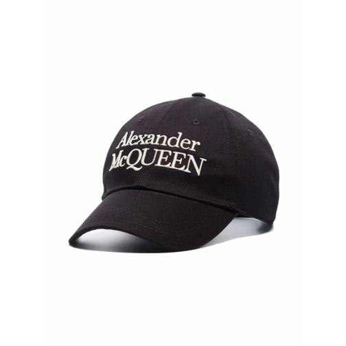 Alexander McQueen  Stacked Logo Baseball Cap schwarz (Image 2)