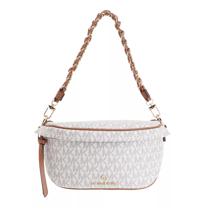 Michael Kors Slater Xs Sling Pack Messenger Vanilla Acrn