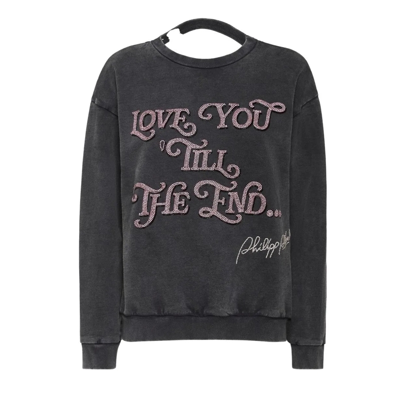 Philipp Plein Sweatshirt Sweatshirt Ls Love schwarz