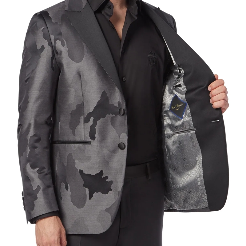 BILLIONAIRE Blazer Blazer Camouflage grau(Image 5)