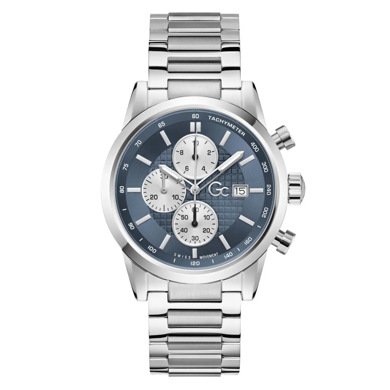 GC Quarzuhr Quarz-Chronographenuhr Gc Gallant silber