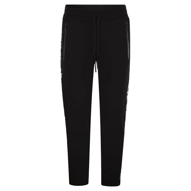 Moncler Anzugshose Black Cotton Fleece Trousers Black