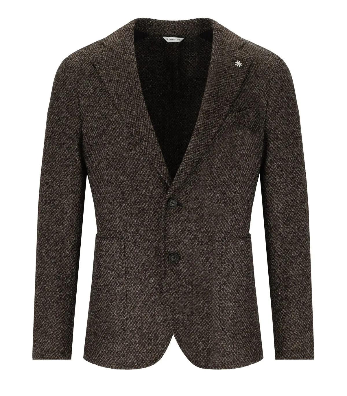 Thumbnail - Manuel Ritz - Brown Single Breasted Jacket - Größe L - braun