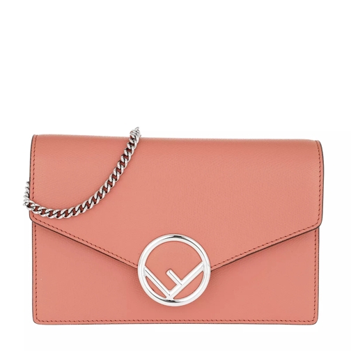 Fendi Wallet on Chain Leather Macaroon Crossbody Bag