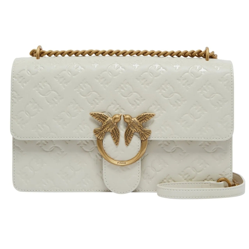 Pinko Sac à bandoulière Bags Bianco Setaantique Gold gold