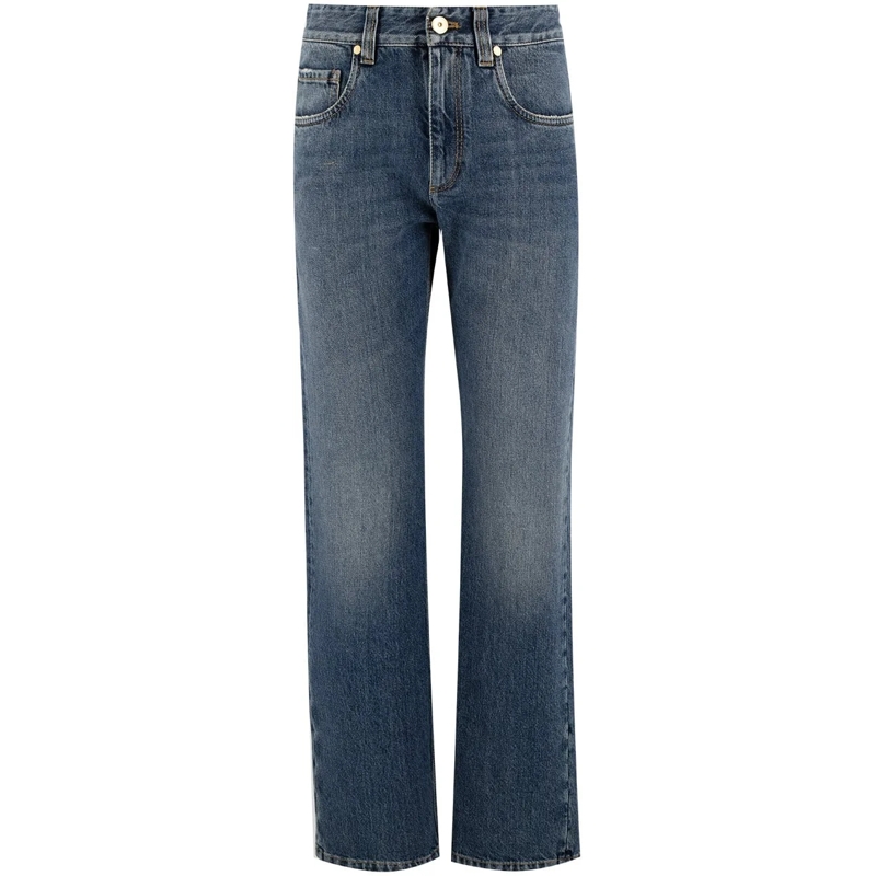 Brunello Cucinelli  Denim trousers blau