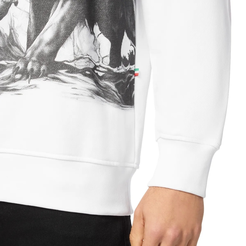 BILLIONAIRE Top Sweatshirt weiss(Image 5)