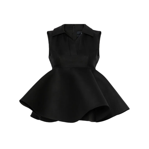 Jacquemus Blusen Black Wool Blend Blouse Black