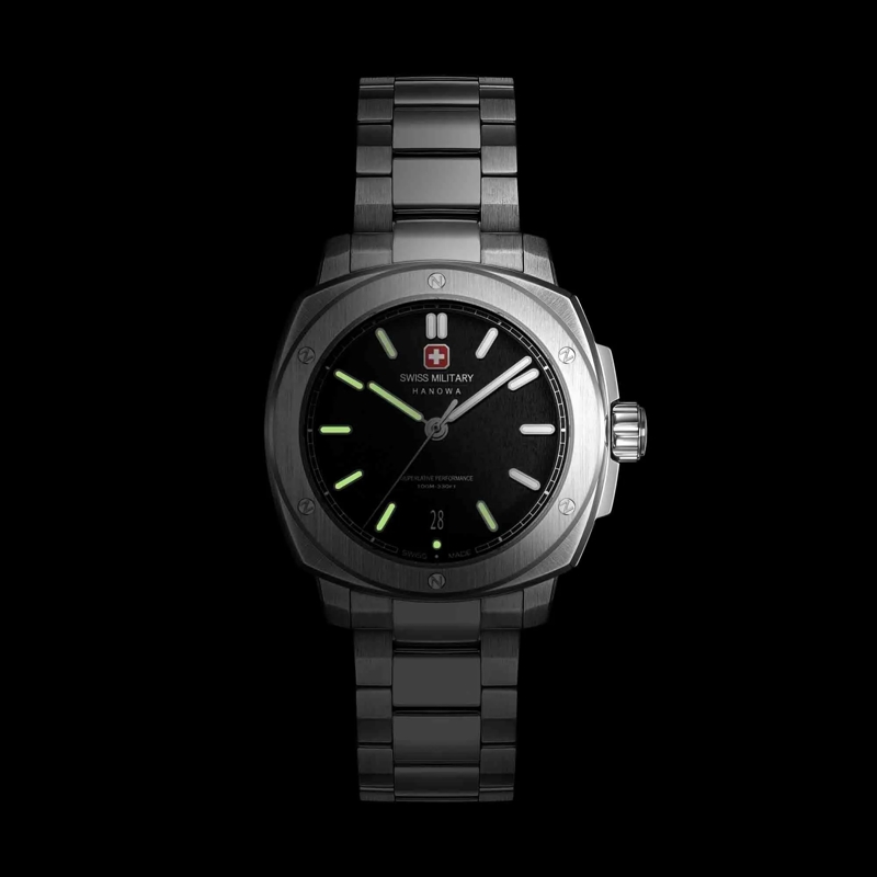 Swiss Military Hanowa Automatikuhr Quarzuhr Sirius silber(Image 6)