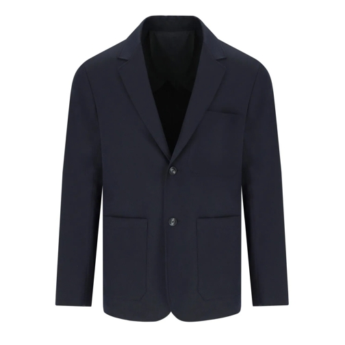 Emporio Armani  EMPORIO ARMANI MARINEBLAU EINREIHIGE JACKE blau