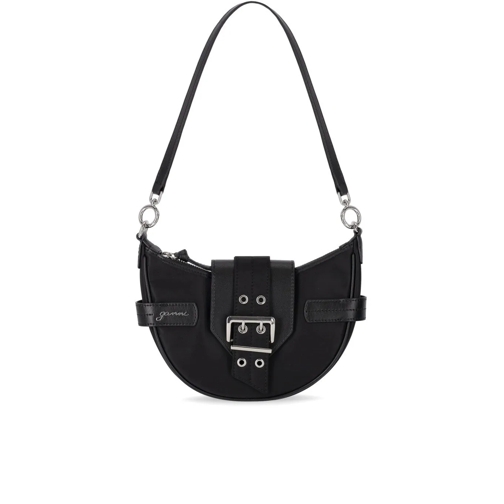 GANNI Crossbody Bag GANNI BUCKY SCHWARZE SCHULTERTASCHE schwarz