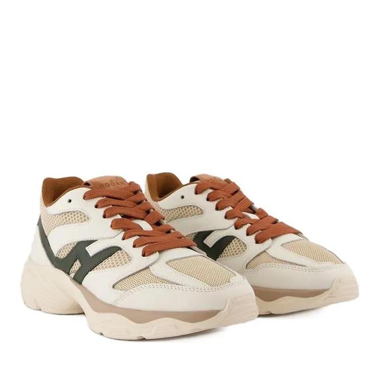 Hogan Low-Top Sneaker - H665 Sneakers - Leather - Brown - Gr. 36 (EU) - in Braun - für Damen