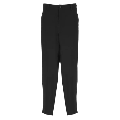 Yohji Yamamoto Tuxedo Trousers Black 