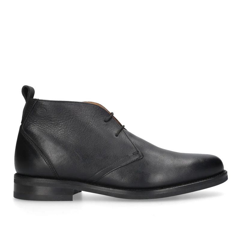 Heinrich Dinkelacker Schnürstiefel George Boots Genf Plain N- Vollständig rahmengen schwarz