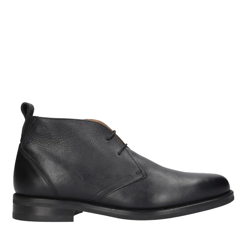 Heinrich Dinkelacker Bottes à lacets George Boots Genf Plain N- Vollständig rahmengen schwarz