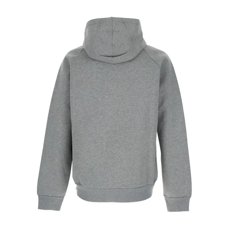 Autry International  Structured Active Hoodie With Front Zipper Grey
