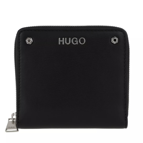 Hugo Leyton Small Wallet Black Portefeuille à deux volets