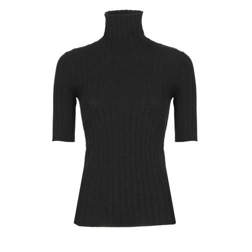 Brunello Cucinelli Rollkragenpullover Black Cashmere Sweater Black