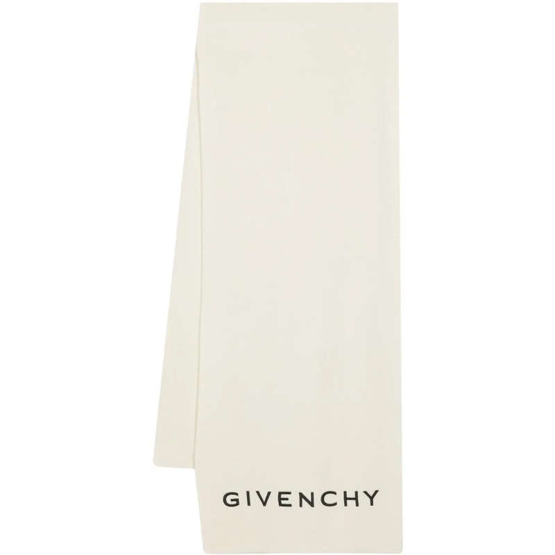 Givenchy Écharpe en laine Scarfs Mastic braun