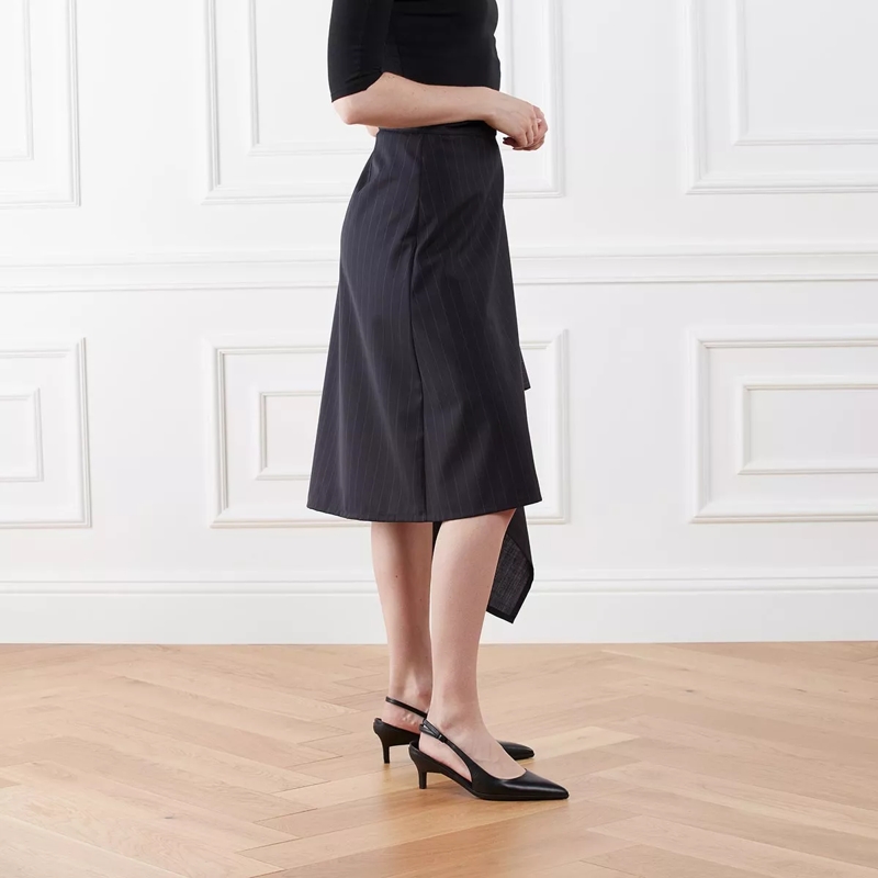 Calvin Klein Pumps Heel Slingback Pump 50 Lth Black (Image 2)