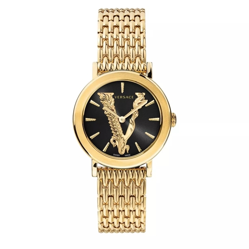 Versace Watch Versace Virtus Gold/Black Dresswatch