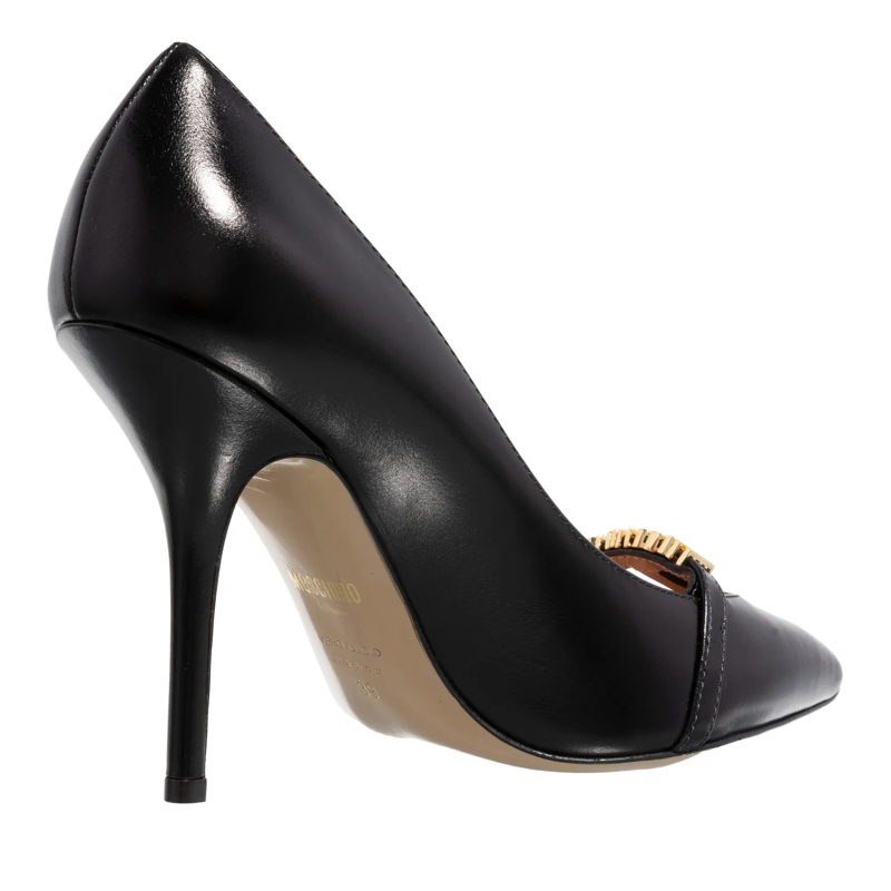 Moschino Pumps Mini Lettering Nero(Image 3)