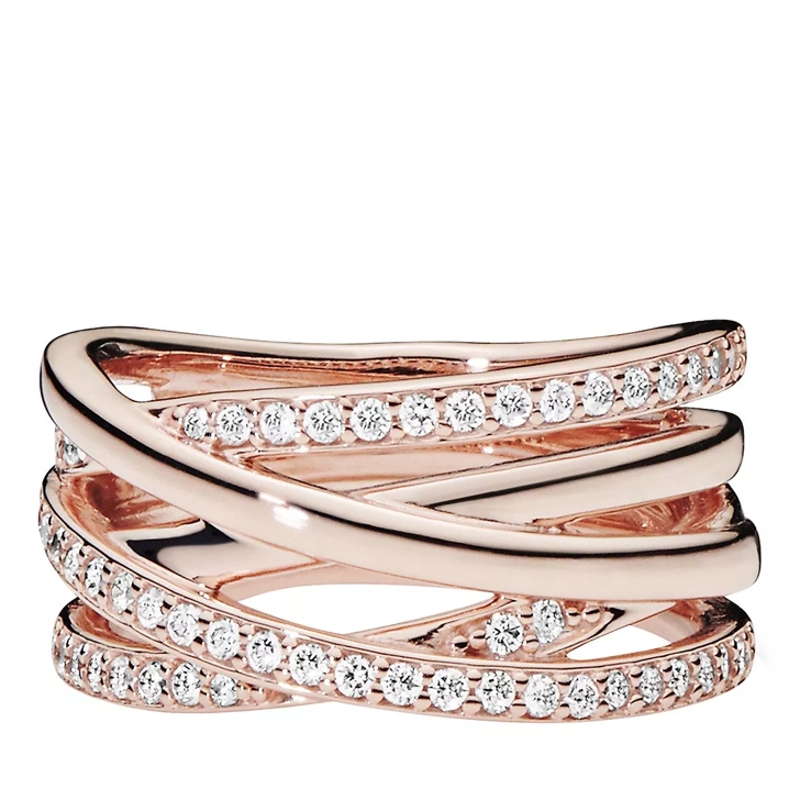 Pandora rose entwined ring deals