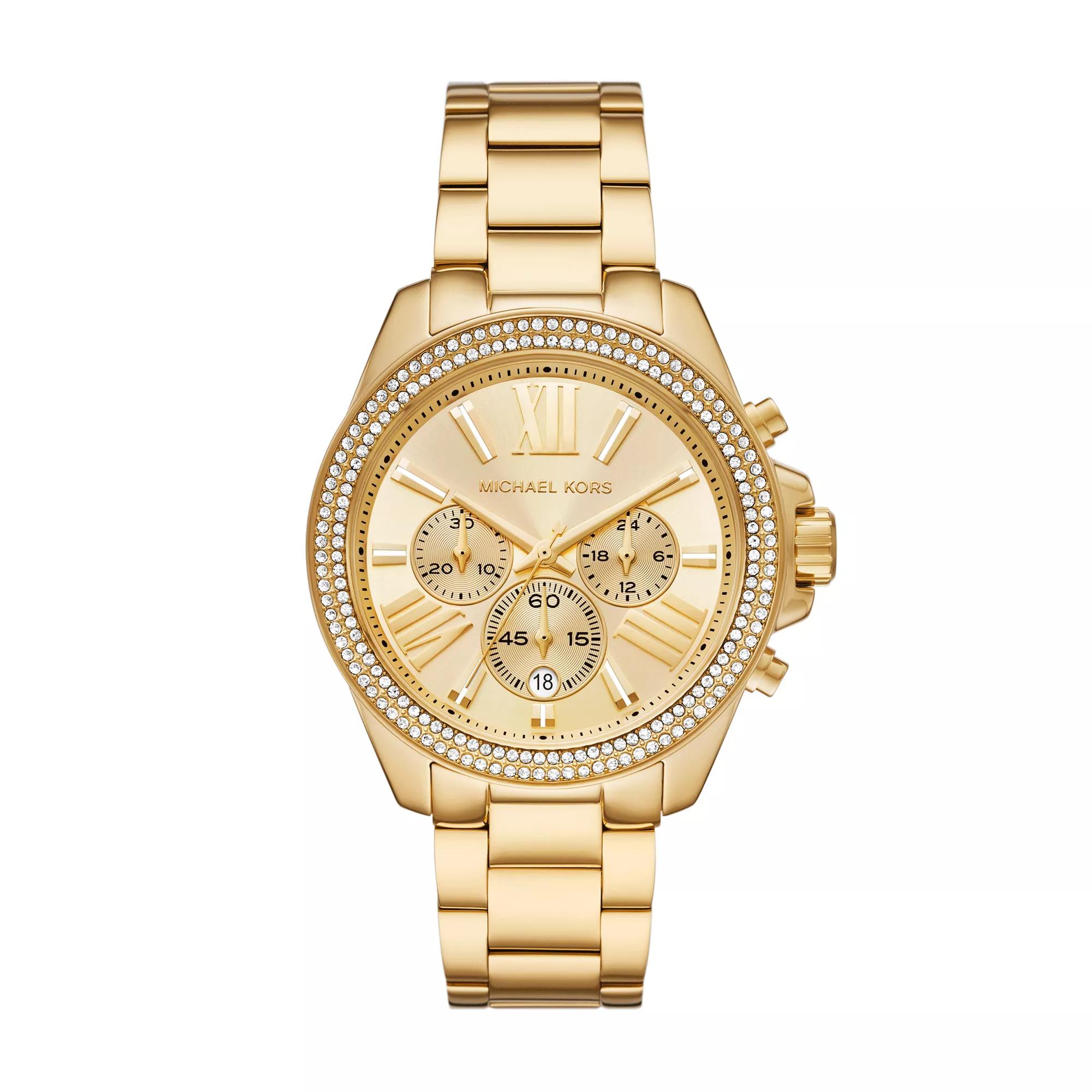 Michael kors discount watch yellow gold