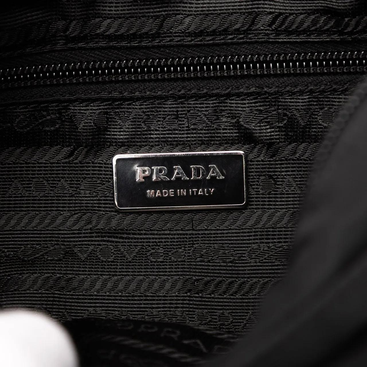 Thumbnail - Prada Hobo Bags - Tessuto Zip Top Crossbody - Gr. unisize - in Schwarz - für Damen