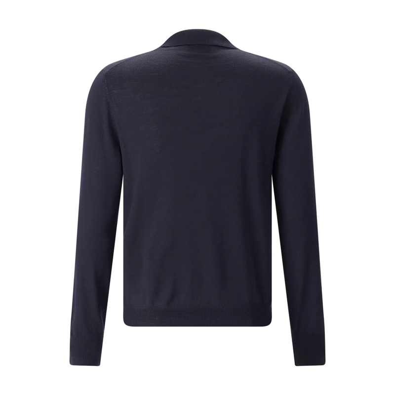 Gran Sasso  Longsleeve aus Wolle blau(Image 2)