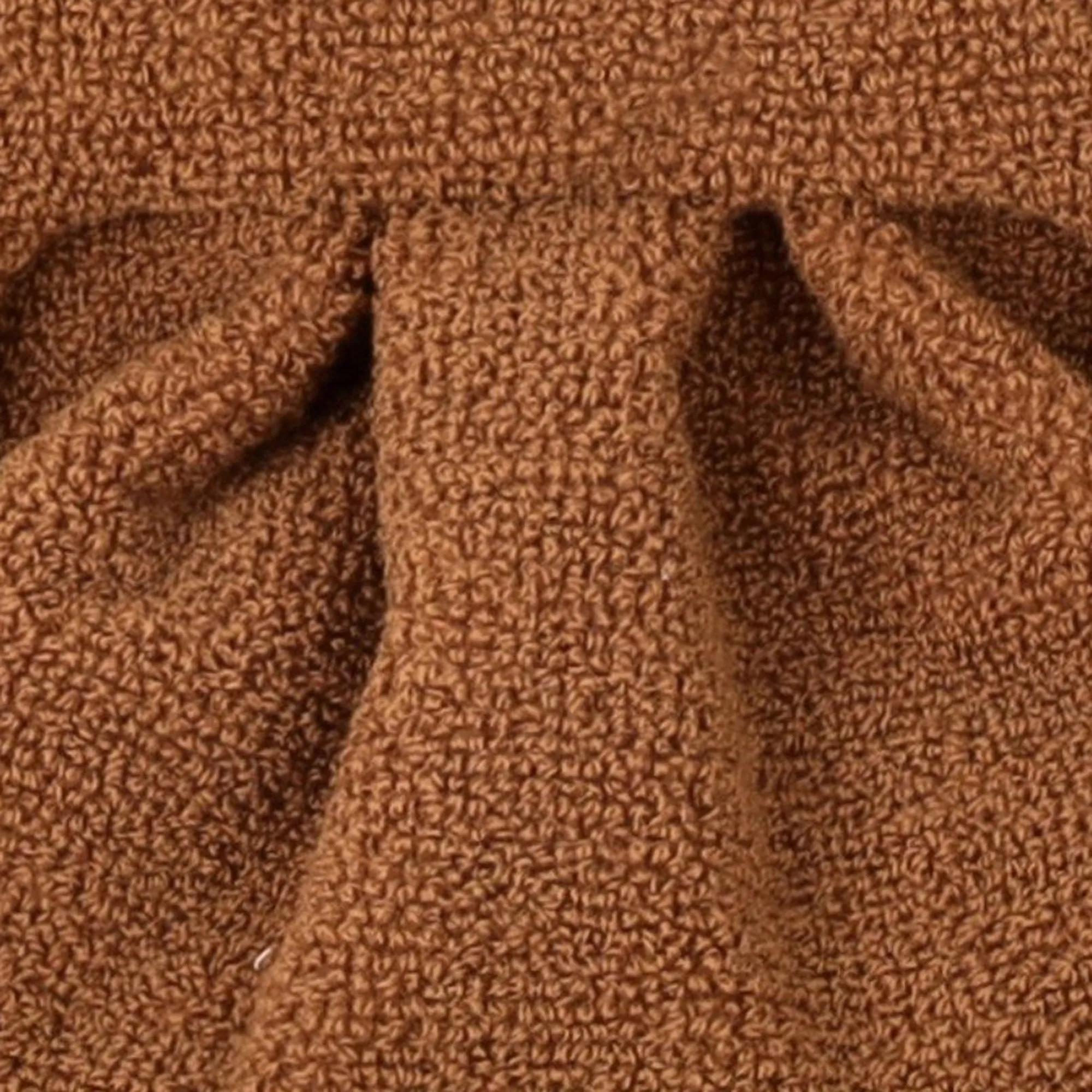 THEMOIRè Eco-Fur Clutch Tas Magnetische Sluiting Italië Brown Dames
