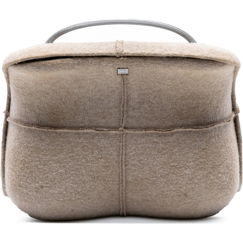 Chanel Sac à bandoulière Felt Millennium Hard Case Crossbody braun