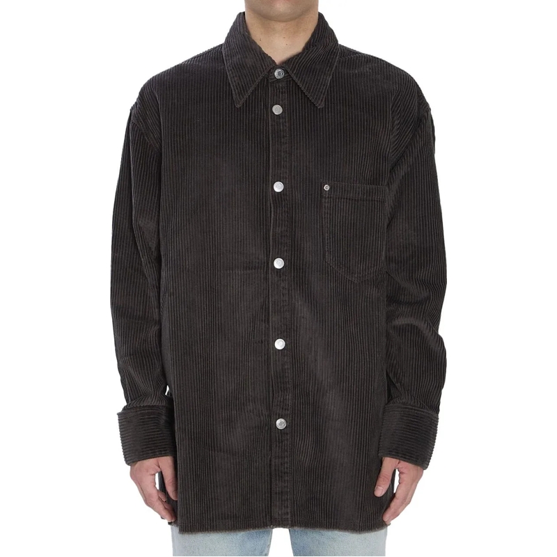AMI Paris Legeres Oberteil Shirts Anthracite grau