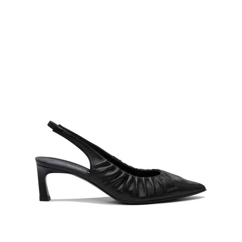 Halmanera Pumps Black Heeled Pumps With Pointed Toe Black