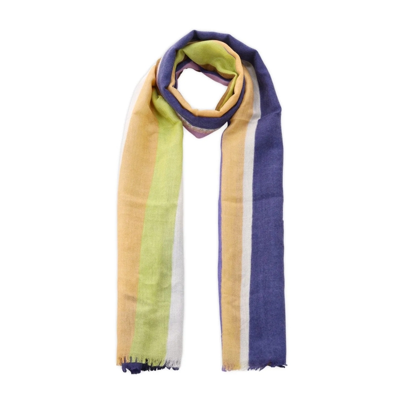 Epice Paris Écharpe légère Gestreifter Schal Multicolor