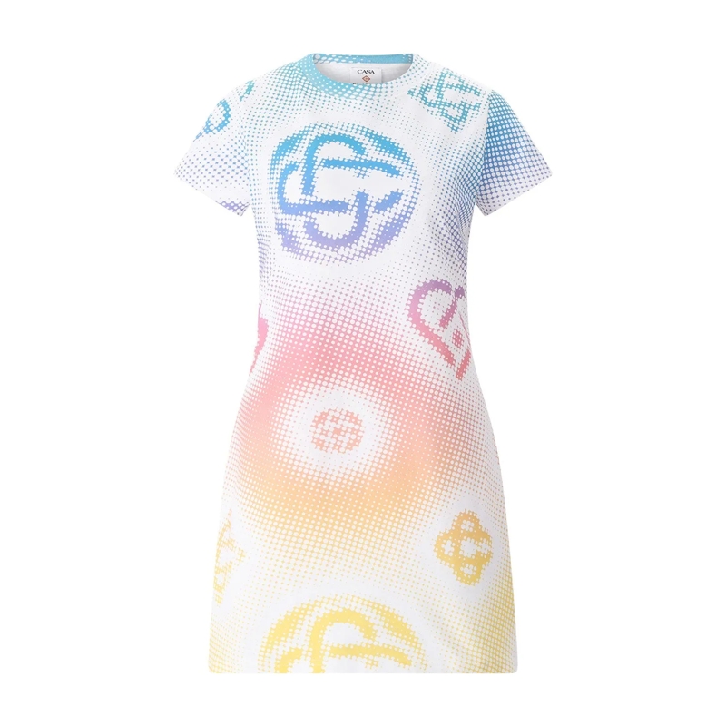 Casablanca Mini-robe Minikleid aus Bio-Baumwolle weiß