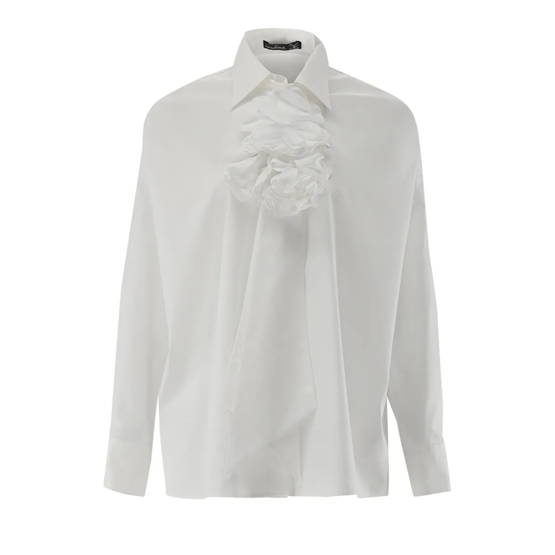 VAN LAACK Bluse Bluse Modern Fit Uni weiss