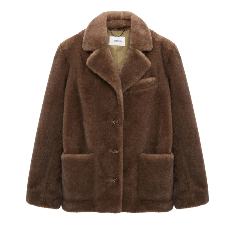 Dorothee Schumacher jas URBAN JUNGLE jacket porcini