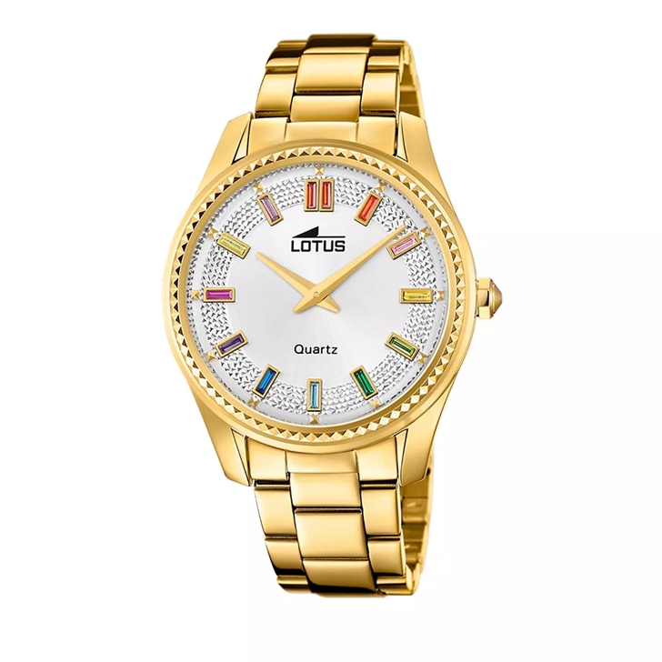 Quartz watch shop gold