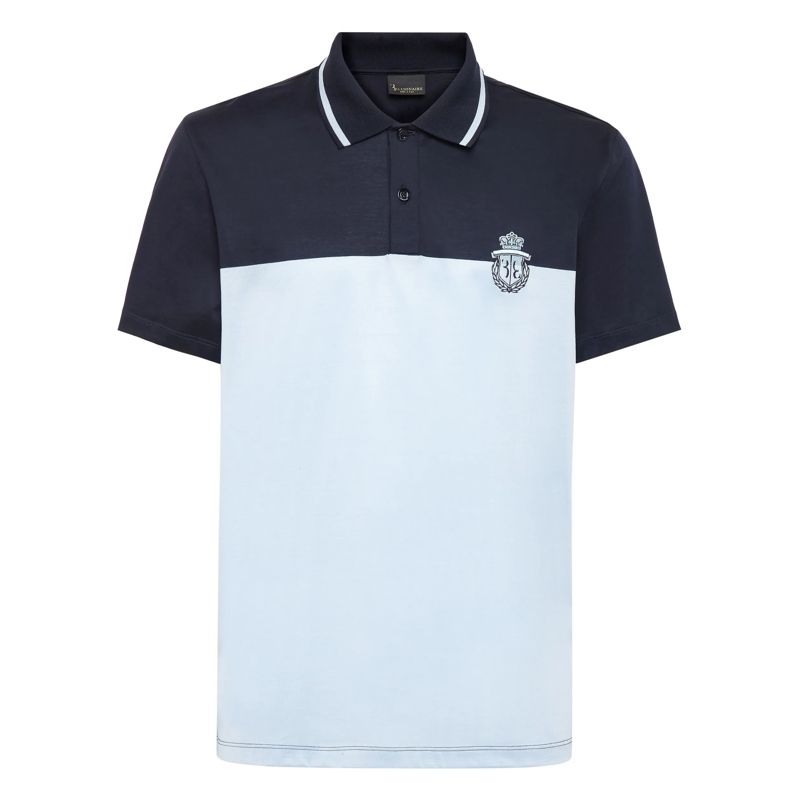 BILLIONAIRE Top Poloshirt Crest dunkel-blau