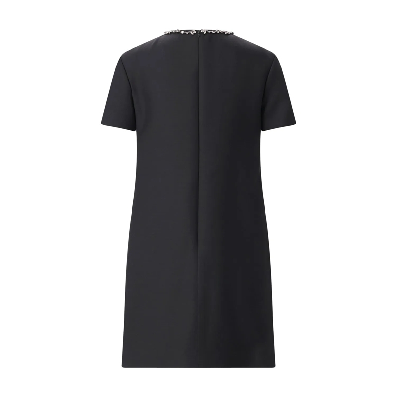 Valentino Garavani Minikleid Minikleid aus Schurwolle & Seide schwarz(Image 3)