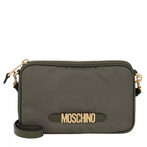 Moschino Logo Crossbody Bag Green Crossbody Bag