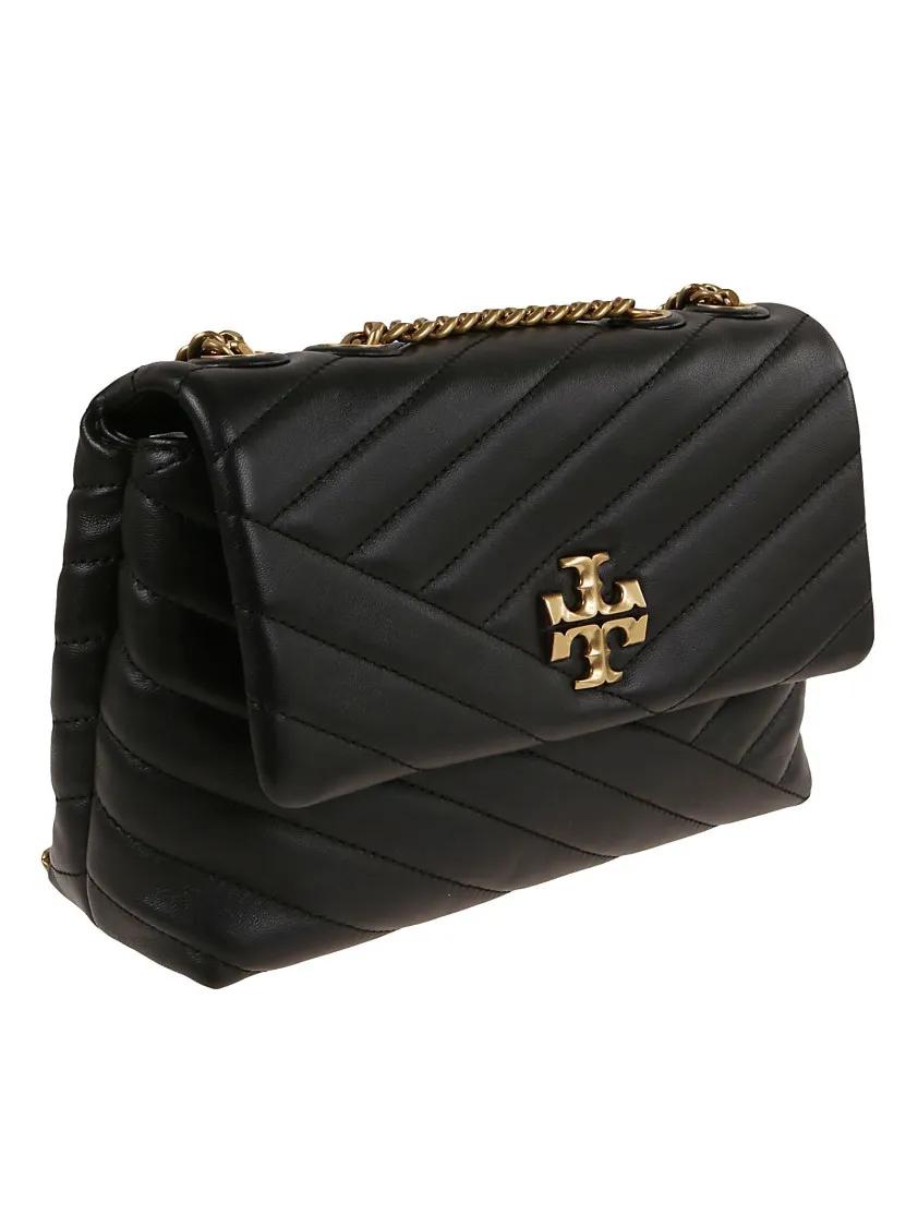 TORY BURCH Hobo bags Kira Chevron Small Convertible Shoulder Bag in zwart