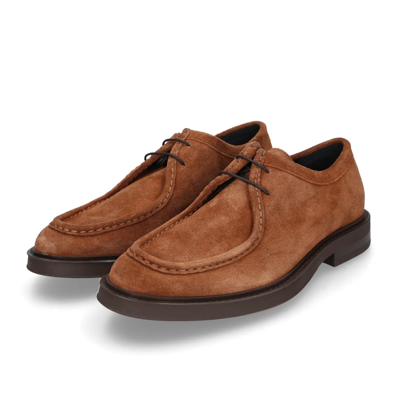 Heinrich Dinkelacker Schnürschuhe Der Florenz Plain V Norweger Schnürer in Braun kom mittel-braun(Image 2)
