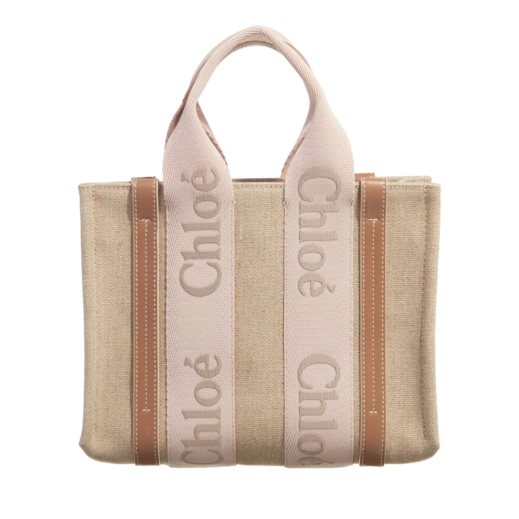 Chloé Crossbody Bags - Woody Tote Bag - Gr. unisize - in Beige - für Damen