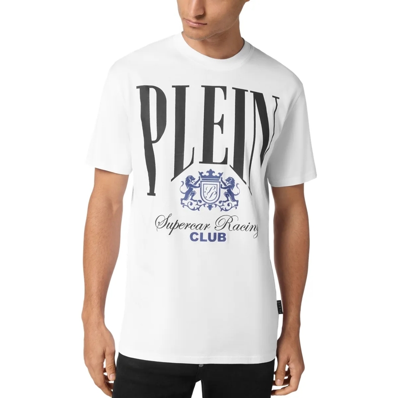 Philipp Plein T-Shirt T-Shirt Racing weiss(Image 5)